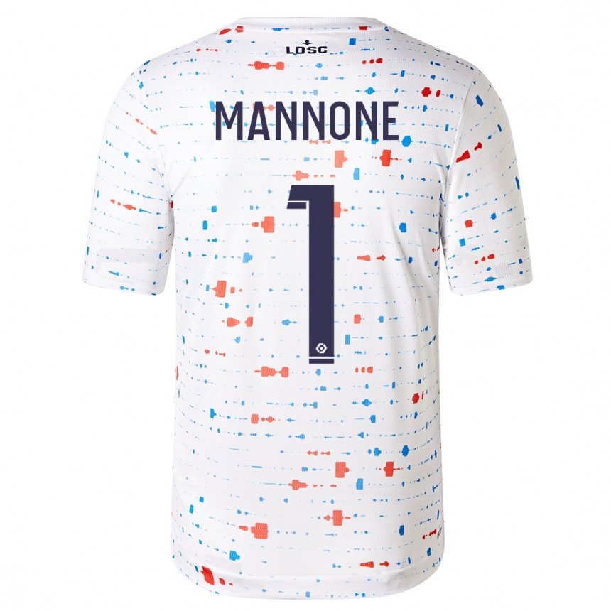 Niño Fútbol Camiseta Vito Mannone #1 Blanco 2ª Equipación 2023/24