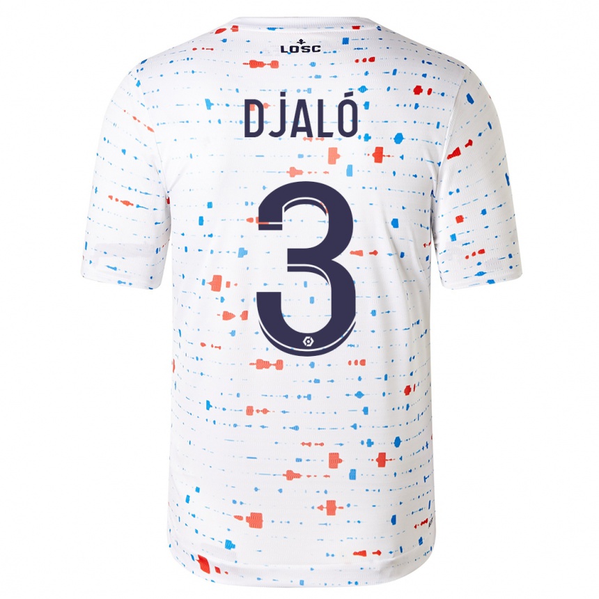 Niño Fútbol Camiseta Tiago Djaló #3 Blanco 2ª Equipación 2023/24