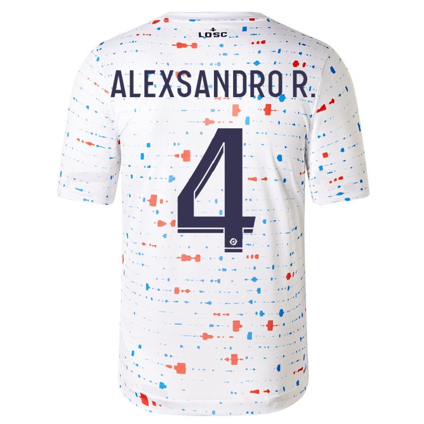 Niño Fútbol Camiseta Alexsandro #4 Blanco 2ª Equipación 2023/24