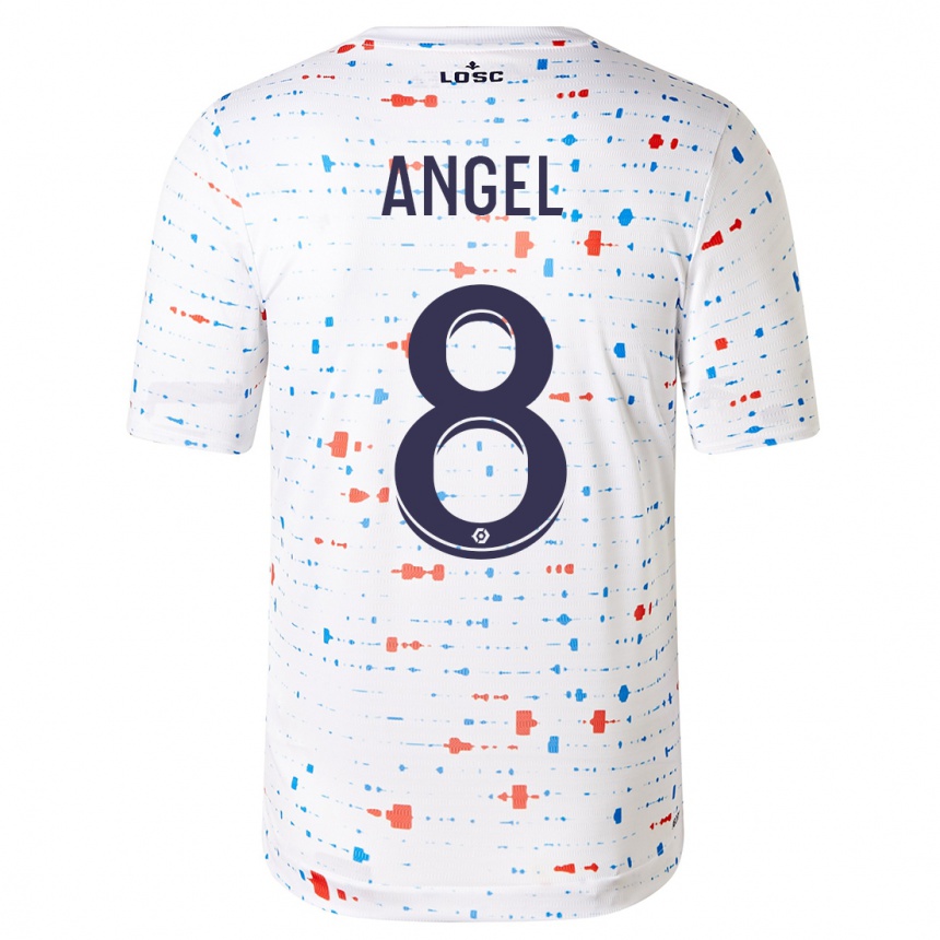 Niño Fútbol Camiseta Angel Gomes #8 Blanco 2ª Equipación 2023/24