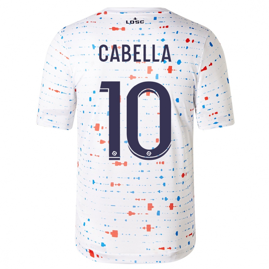 Niño Fútbol Camiseta Rémy Cabella #10 Blanco 2ª Equipación 2023/24