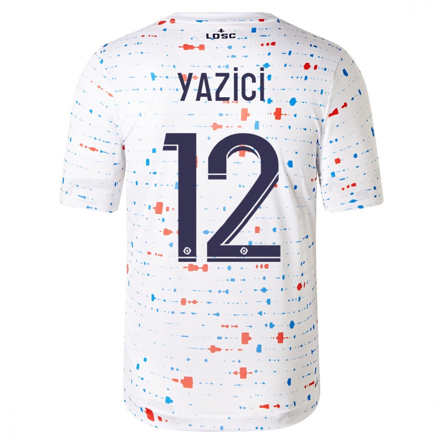 Niño Fútbol Camiseta Yusuf Yazici #12 Blanco 2ª Equipación 2023/24