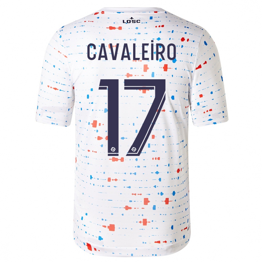 Niño Fútbol Camiseta Ivan Cavaleiro #17 Blanco 2ª Equipación 2023/24