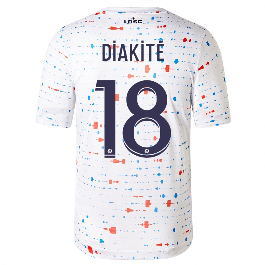 Niño Fútbol Camiseta Bafodé Diakité #18 Blanco 2ª Equipación 2023/24