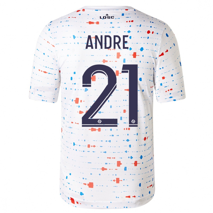 Niño Fútbol Camiseta Benjamin André #21 Blanco 2ª Equipación 2023/24