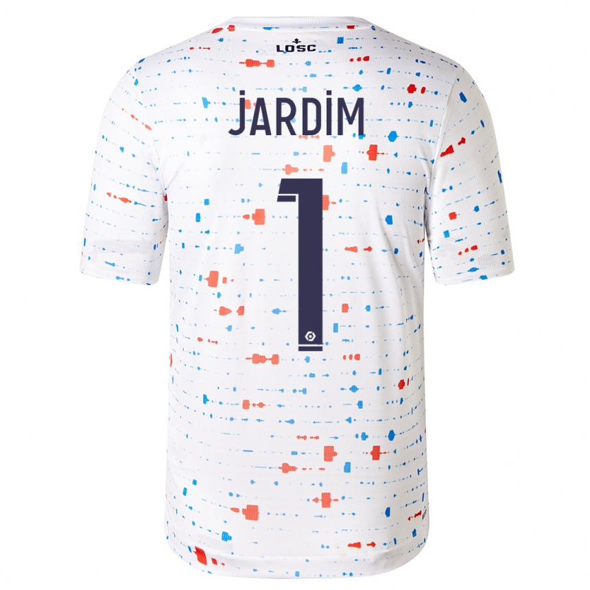 Niño Fútbol Camiseta Leo Jardim #1 Blanco 2ª Equipación 2023/24