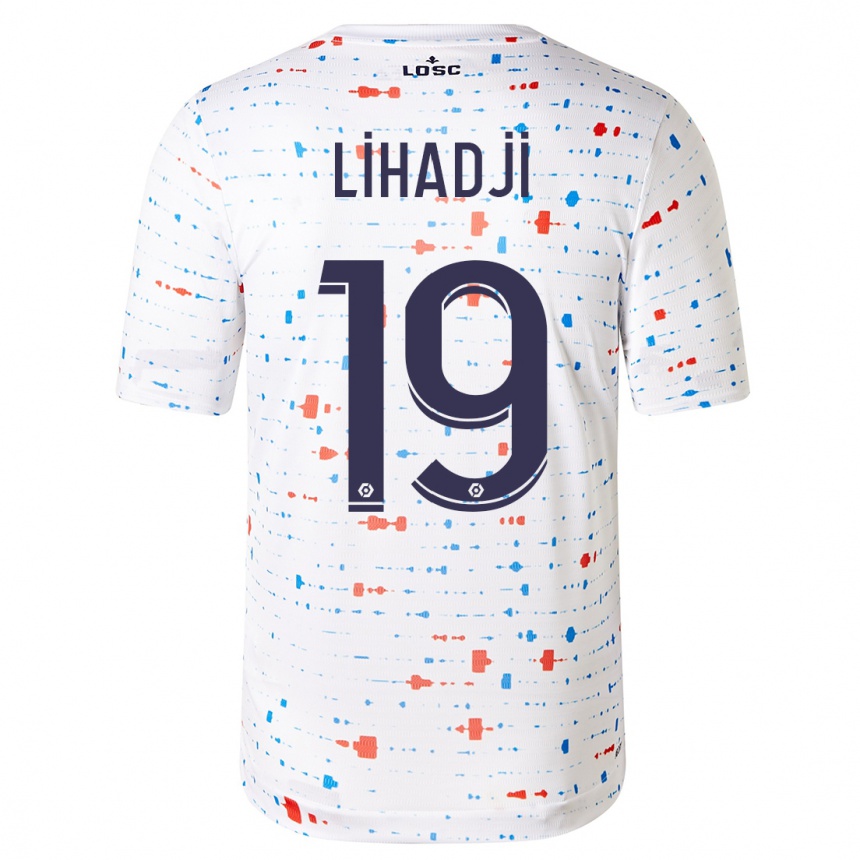 Niño Fútbol Camiseta Isaac Lihadji #19 Blanco 2ª Equipación 2023/24