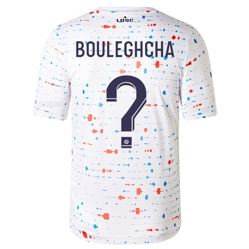 Niño Fútbol Camiseta Ismail Bouleghcha #0 Blanco 2ª Equipación 2023/24