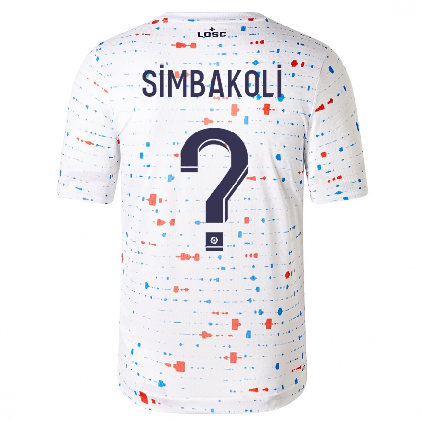 Niño Fútbol Camiseta Mamadou Simbakoli #0 Blanco 2ª Equipación 2023/24