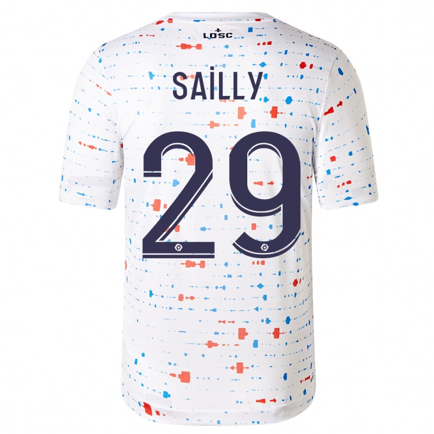 Niño Fútbol Camiseta Charlotte Sailly #29 Blanco 2ª Equipación 2023/24