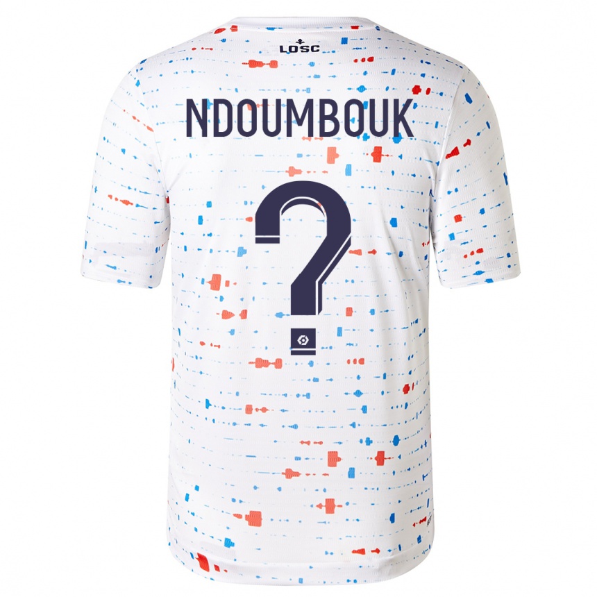Niño Fútbol Camiseta Marlyse Ngo Ndoumbouk #0 Blanco 2ª Equipación 2023/24