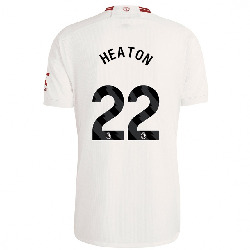 Niño Fútbol Camiseta Tom Heaton #22 Blanco Equipación Tercera 2023/24