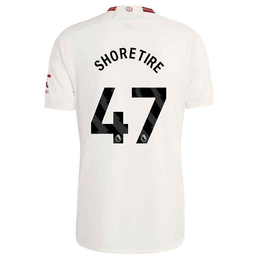 Niño Fútbol Camiseta Shola Shoretire #47 Blanco Equipación Tercera 2023/24