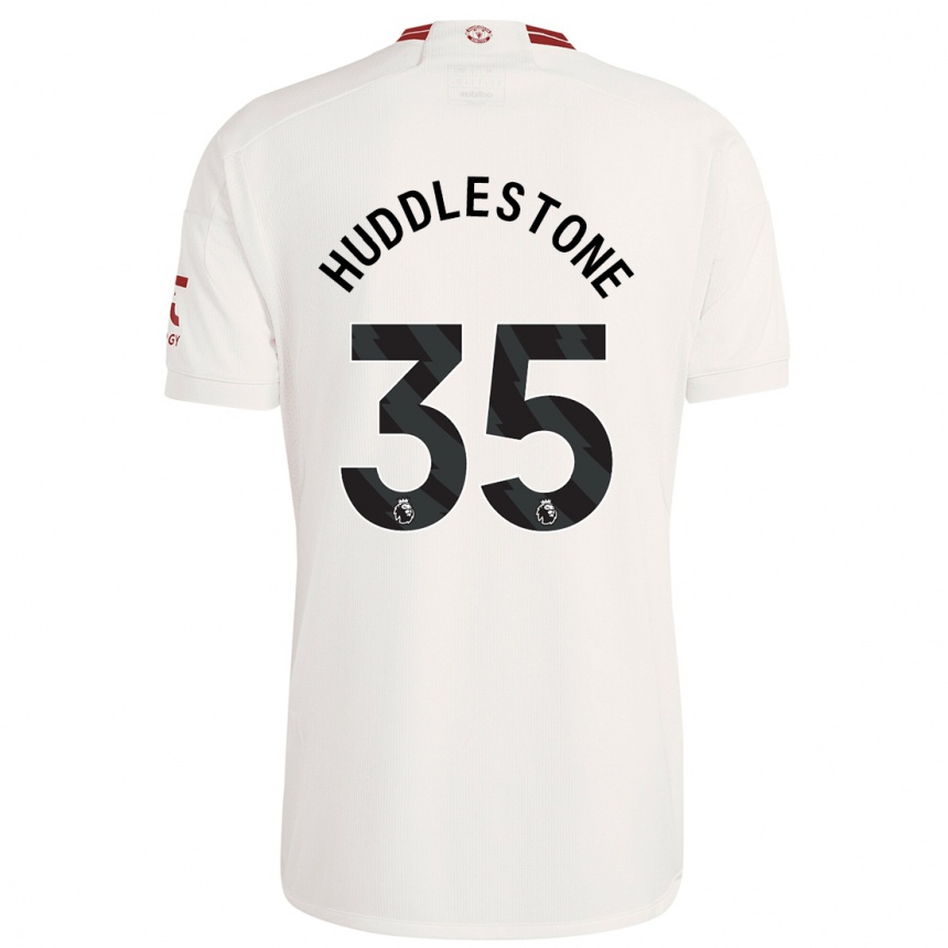 Niño Fútbol Camiseta Tom Huddlestone #35 Blanco Equipación Tercera 2023/24