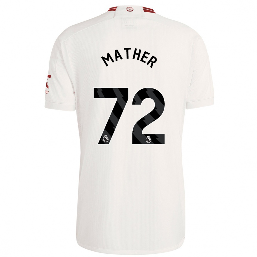 Niño Fútbol Camiseta Sam Mather #72 Blanco Equipación Tercera 2023/24