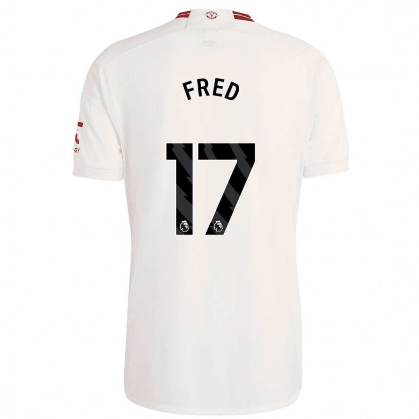 Niño Fútbol Camiseta Fred #17 Blanco Equipación Tercera 2023/24