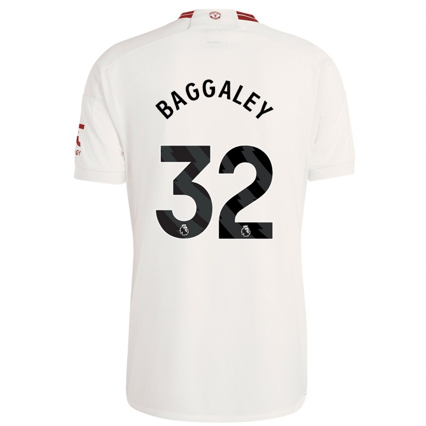 Niño Fútbol Camiseta Sophie Baggaley #32 Blanco Equipación Tercera 2023/24