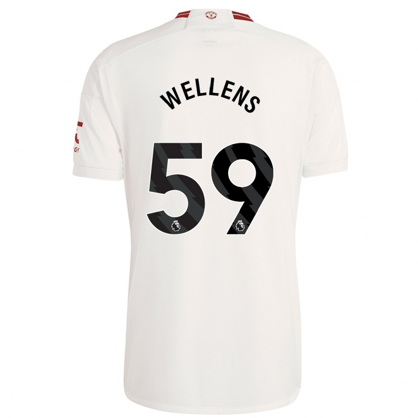 Niño Fútbol Camiseta Charlie Wellens #59 Blanco Equipación Tercera 2023/24