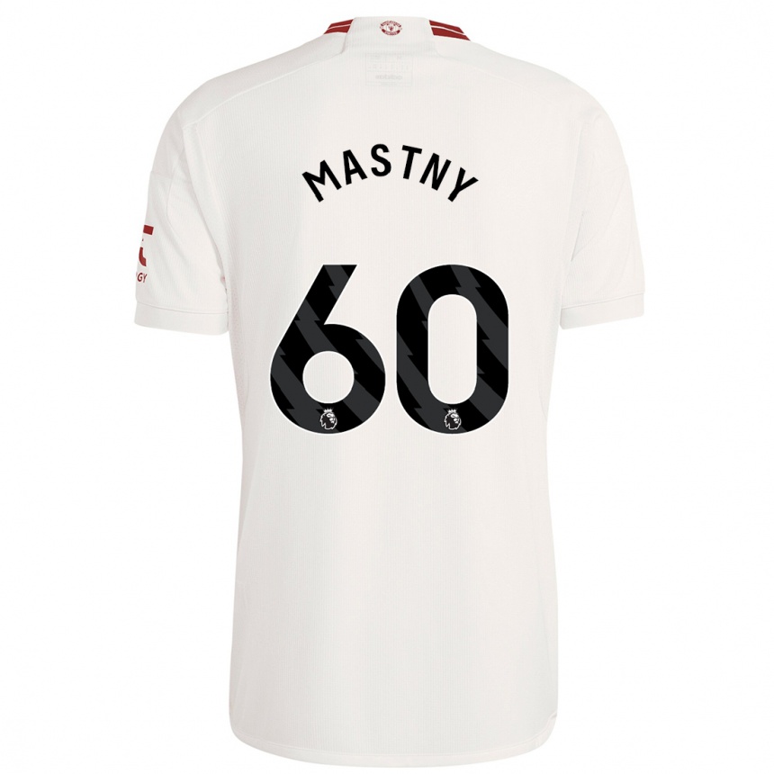 Niño Fútbol Camiseta Ondrej Mastny #60 Blanco Equipación Tercera 2023/24