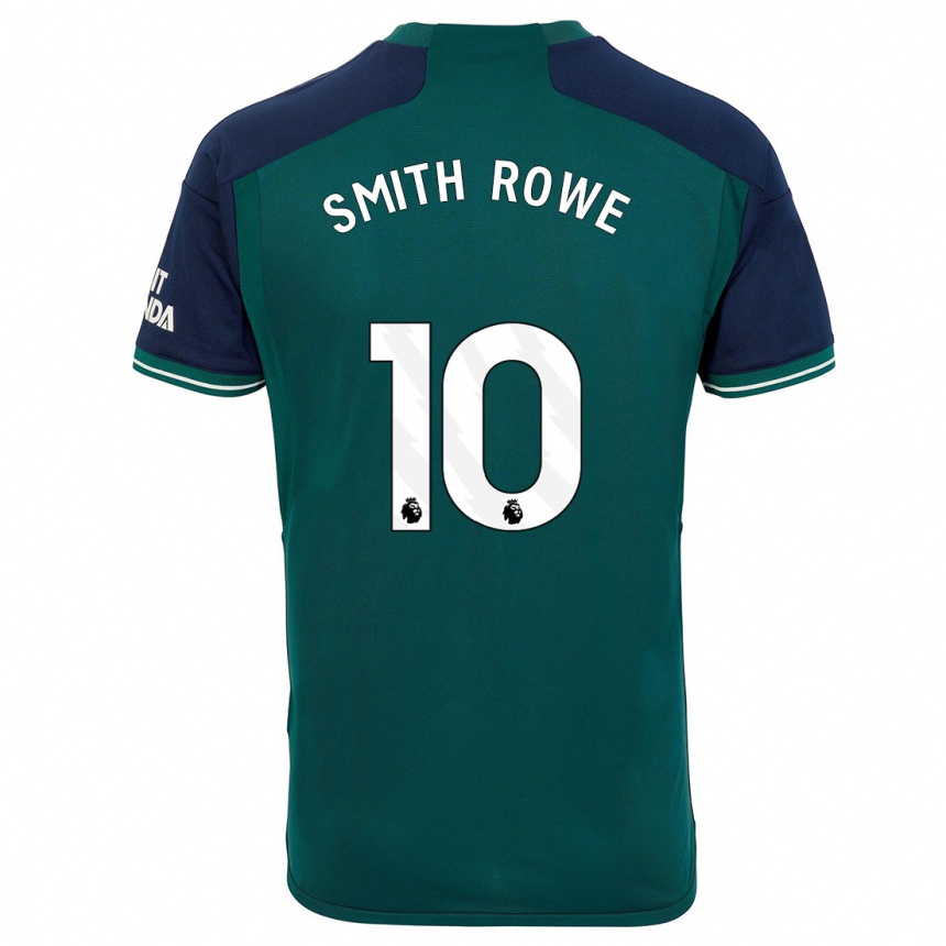 Niño Fútbol Camiseta Emile Smith Rowe #10 Verde Equipación Tercera 2023/24