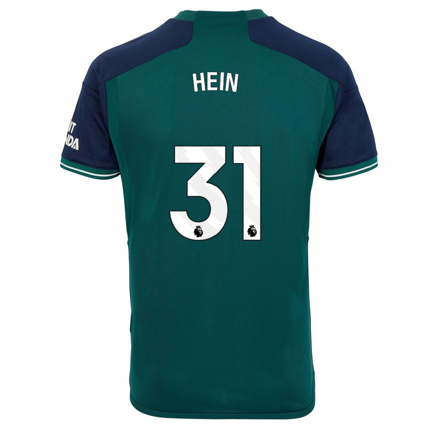 Niño Fútbol Camiseta Karl Hein #31 Verde Equipación Tercera 2023/24