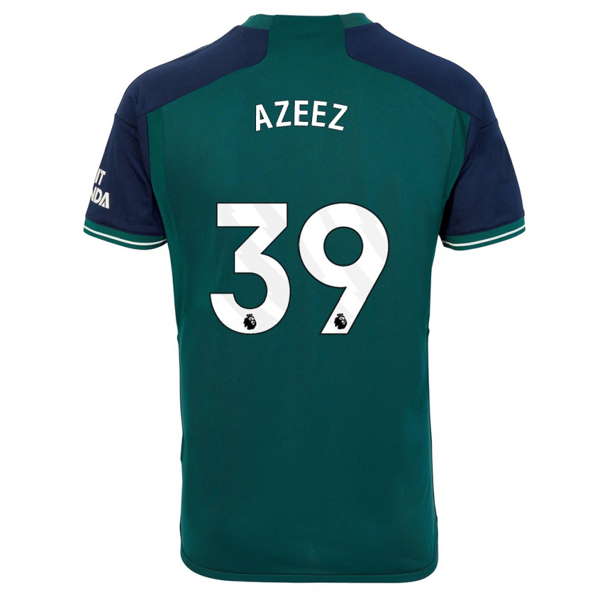 Niño Fútbol Camiseta Miguel Azeez #39 Verde Equipación Tercera 2023/24