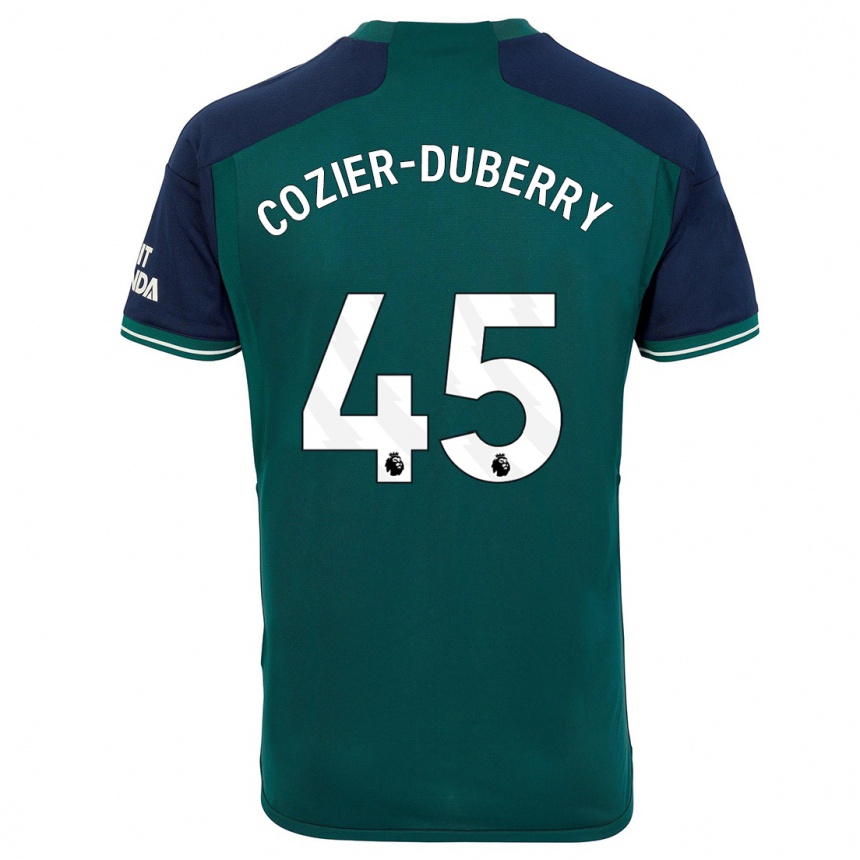 Niño Fútbol Camiseta Amario Cozier-Duberry #45 Verde Equipación Tercera 2023/24