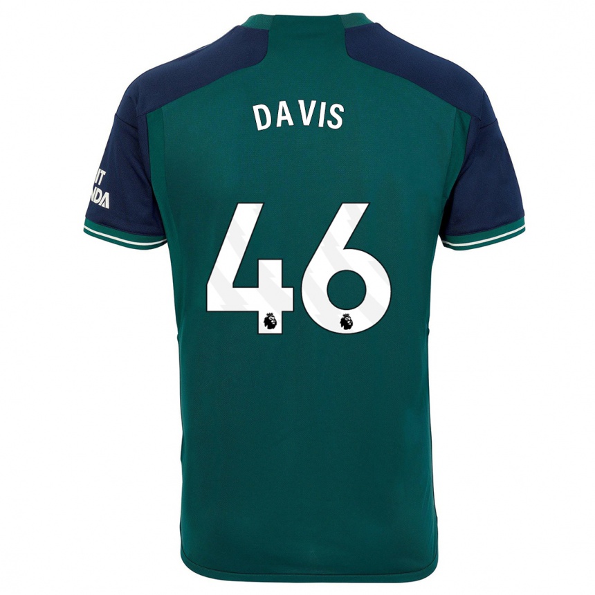 Niño Fútbol Camiseta Timi Davis #46 Verde Equipación Tercera 2023/24