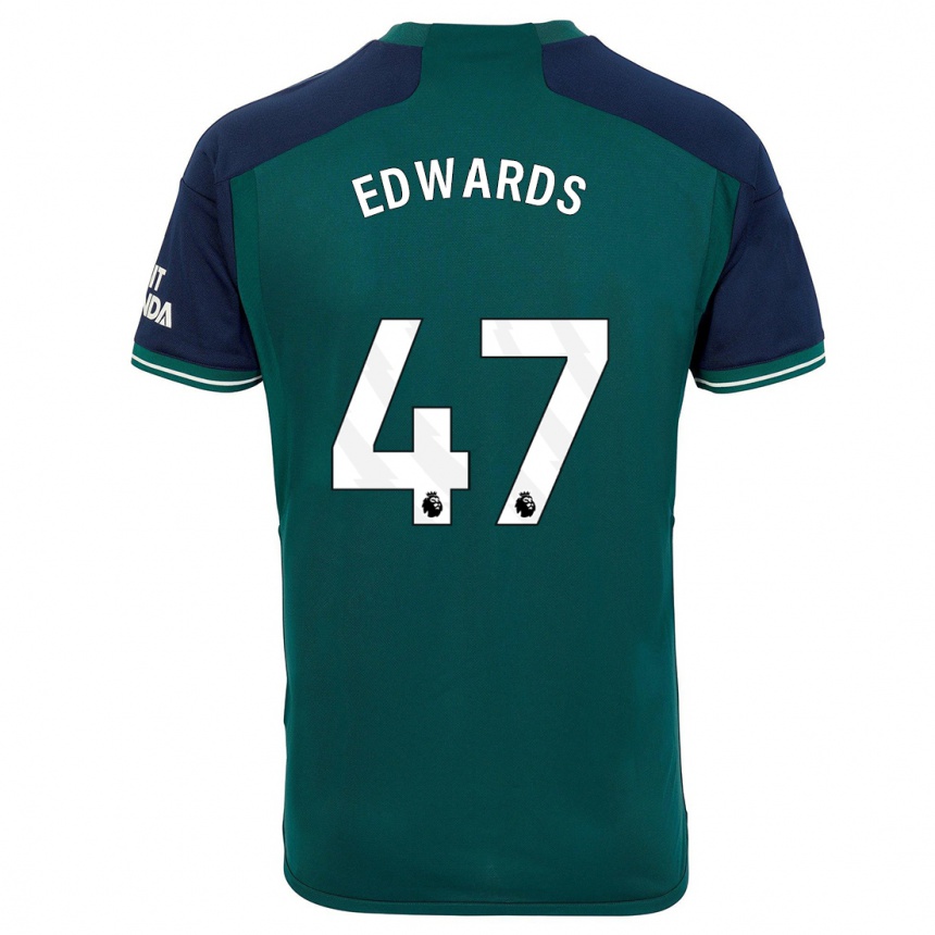 Niño Fútbol Camiseta Khayon Edwards #47 Verde Equipación Tercera 2023/24