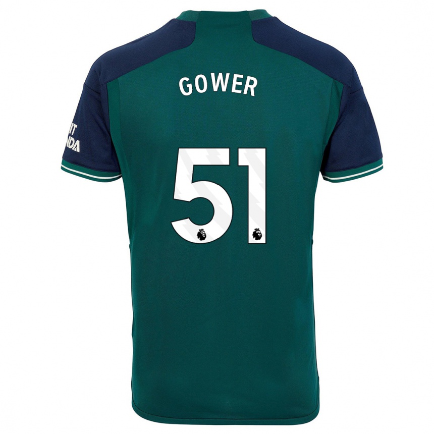 Niño Fútbol Camiseta Jimi Gower #51 Verde Equipación Tercera 2023/24