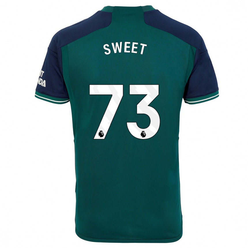 Niño Fútbol Camiseta James Sweet #73 Verde Equipación Tercera 2023/24