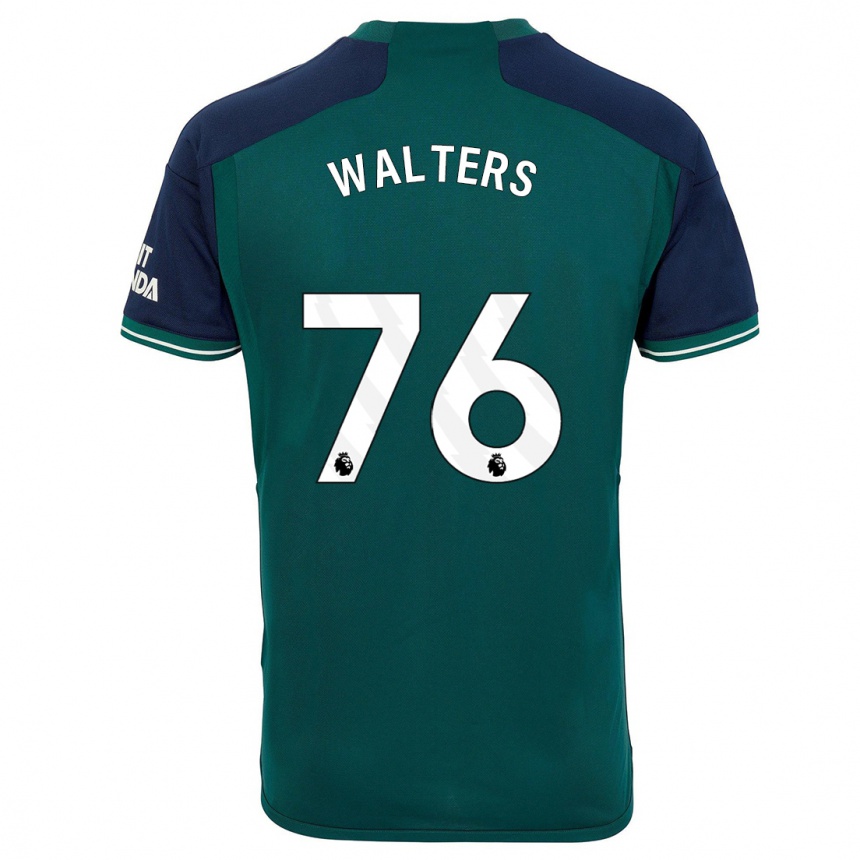 Niño Fútbol Camiseta Reuell Walters #76 Verde Equipación Tercera 2023/24