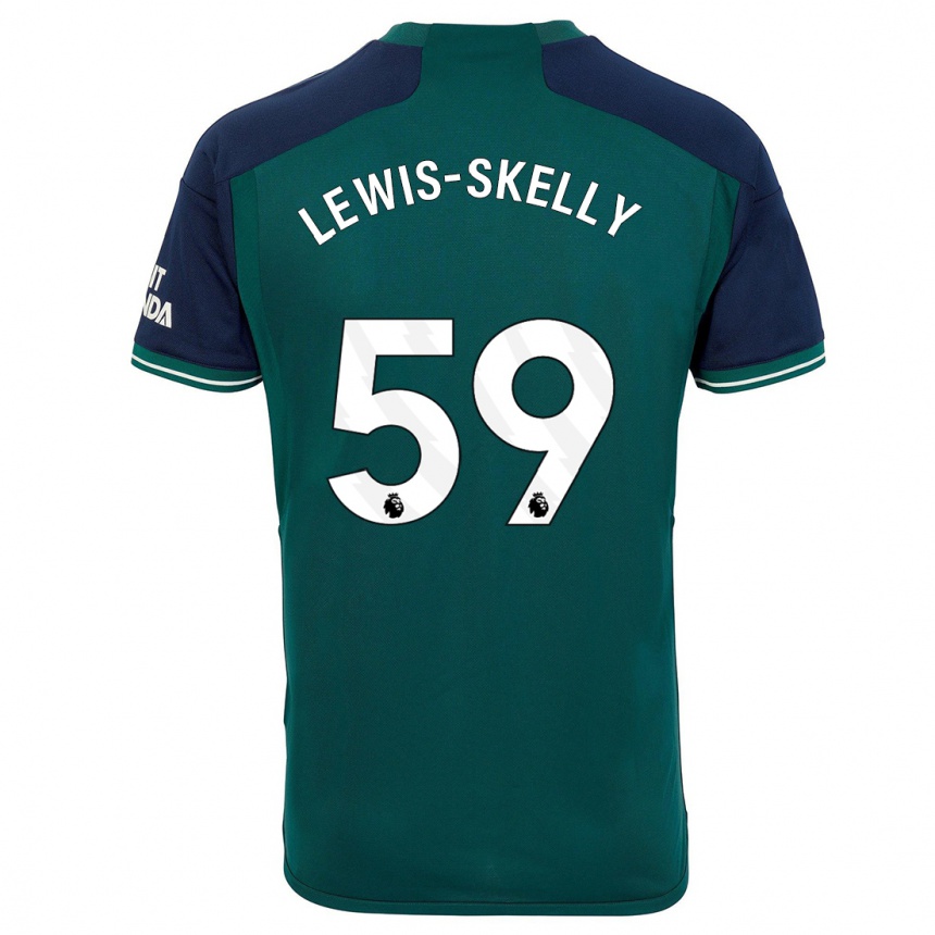 Niño Fútbol Camiseta Myles Lewis-Skelly #59 Verde Equipación Tercera 2023/24