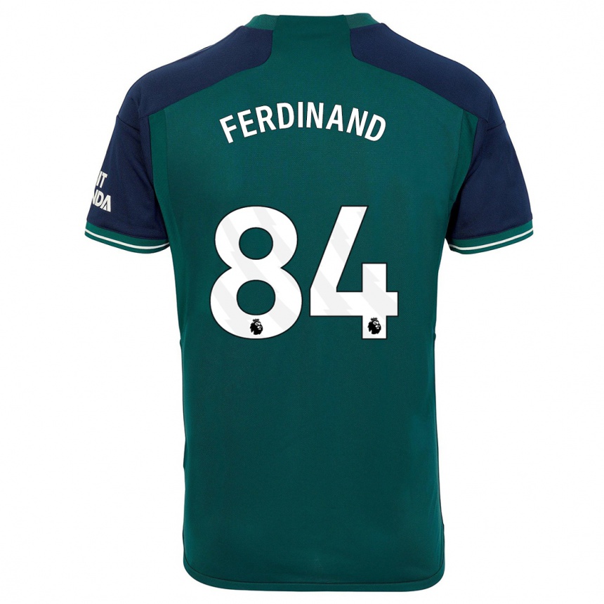 Niño Fútbol Camiseta Seb Ferdinand #84 Verde Equipación Tercera 2023/24