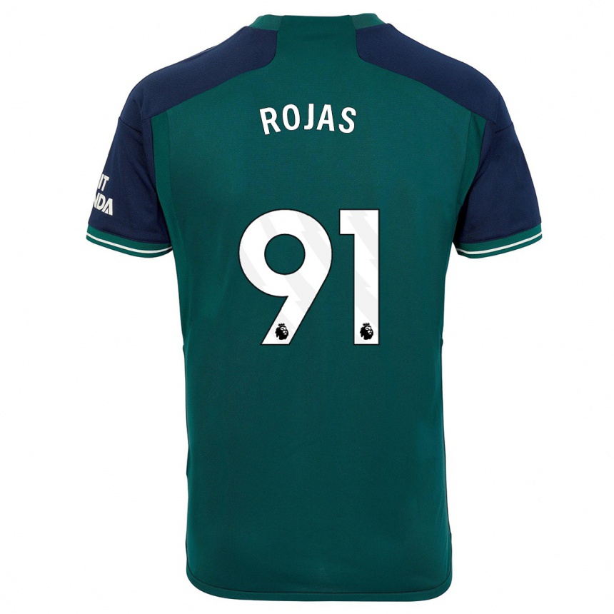 Niño Fútbol Camiseta Alexei Rojas #91 Verde Equipación Tercera 2023/24