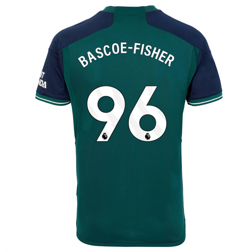 Niño Fútbol Camiseta Jakai Bascoe-Fisher #96 Verde Equipación Tercera 2023/24