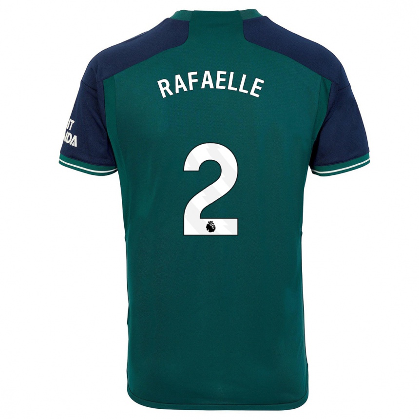 Niño Fútbol Camiseta Rafaelle Souza #2 Verde Equipación Tercera 2023/24