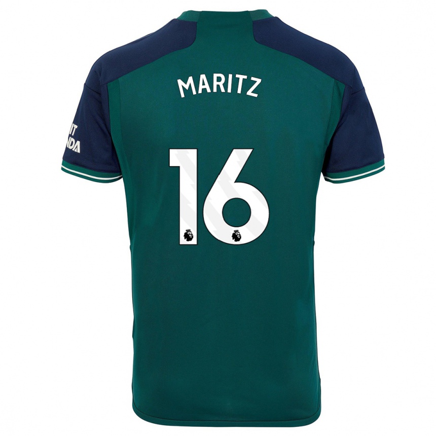 Niño Fútbol Camiseta Noelle Maritz #16 Verde Equipación Tercera 2023/24