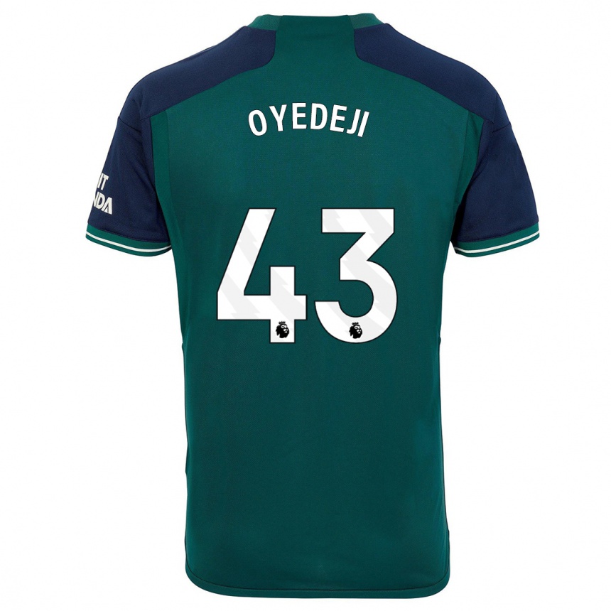 Niño Fútbol Camiseta Nathan Butler Oyedeji #43 Verde Equipación Tercera 2023/24