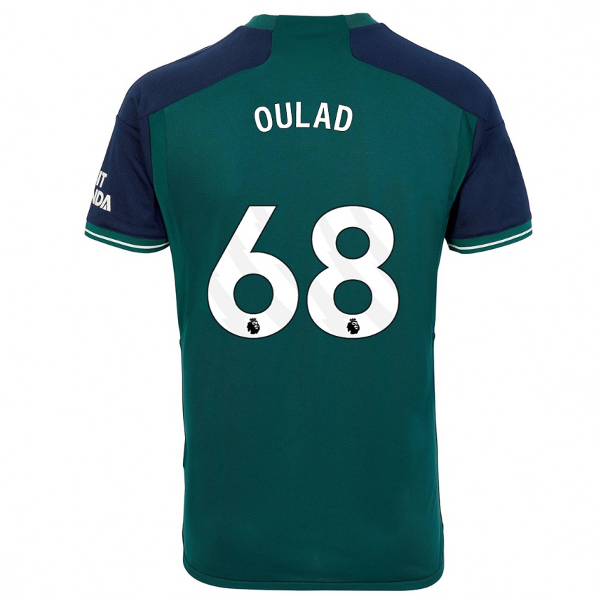 Niño Fútbol Camiseta Salah-Eddine Oulad M'hand #68 Verde Equipación Tercera 2023/24