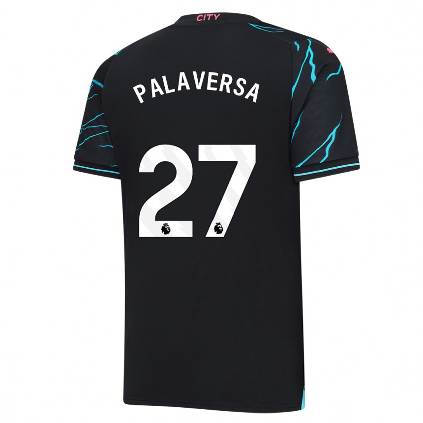 Niño Fútbol Camiseta Ante Palaversa #27 Azul Oscuro Equipación Tercera 2023/24