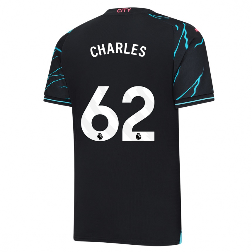 Niño Fútbol Camiseta Shea Charles #62 Azul Oscuro Equipación Tercera 2023/24