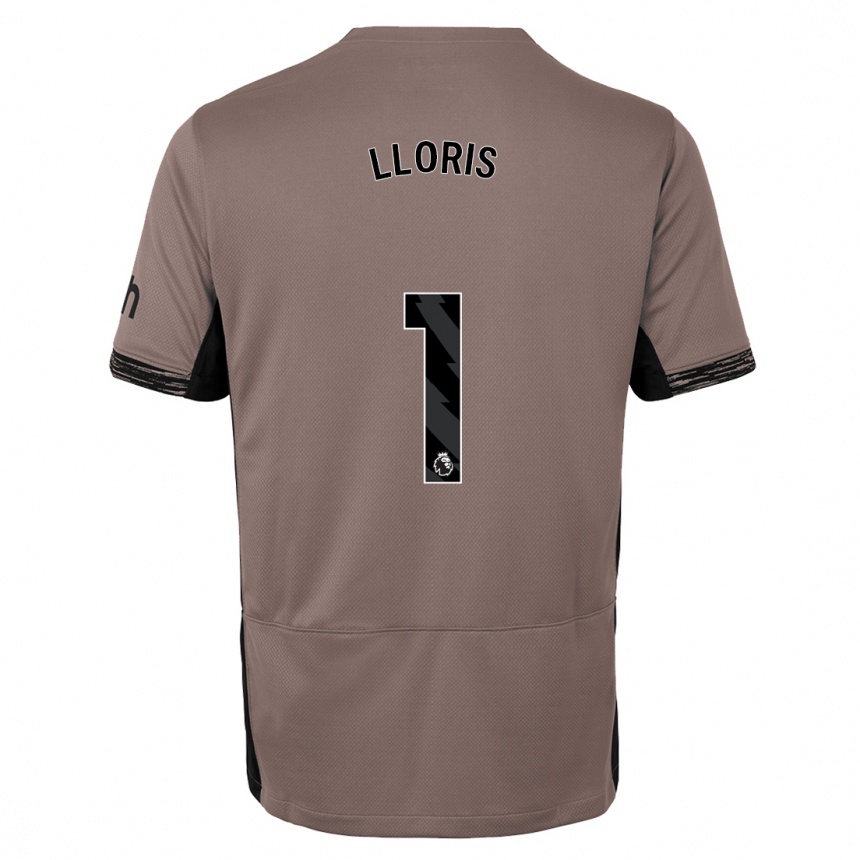 Niño Fútbol Camiseta Hugo Lloris #1 Beige Obscuro Equipación Tercera 2023/24