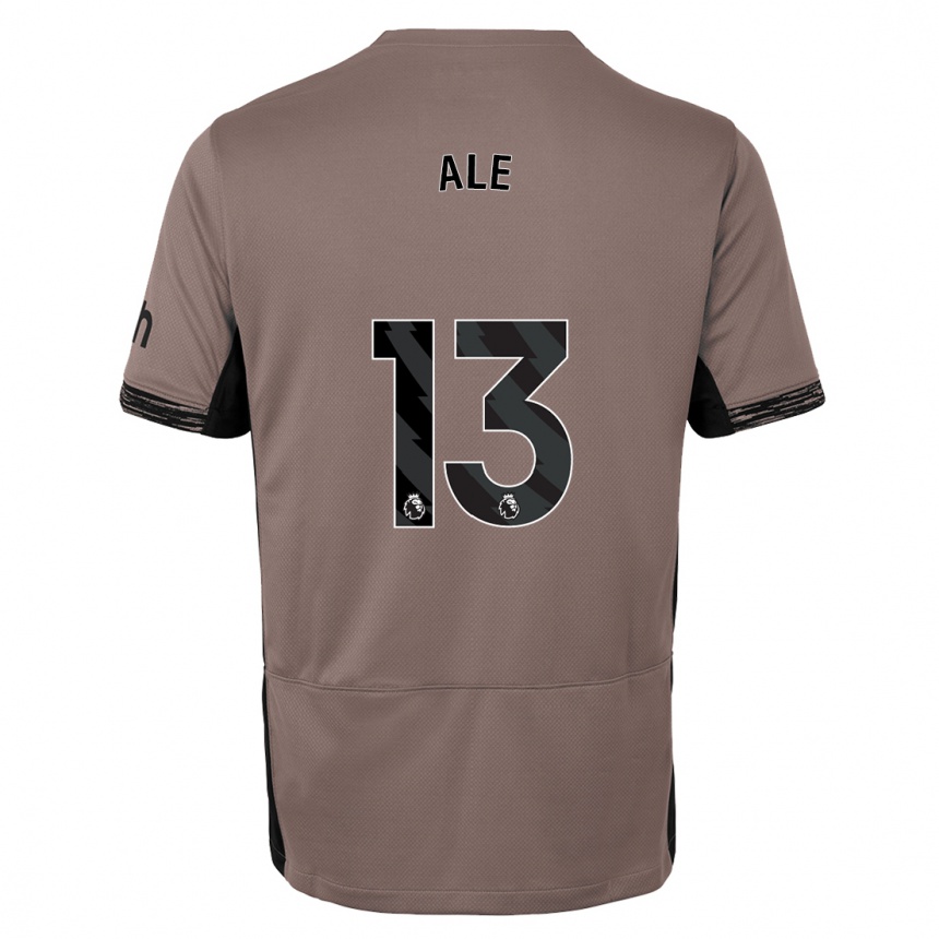 Niño Fútbol Camiseta Asmita Ale #13 Beige Obscuro Equipación Tercera 2023/24