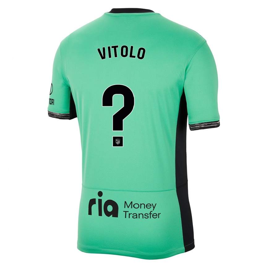 Niño Fútbol Camiseta Vitolo #0 Primavera Verde Equipación Tercera 2023/24