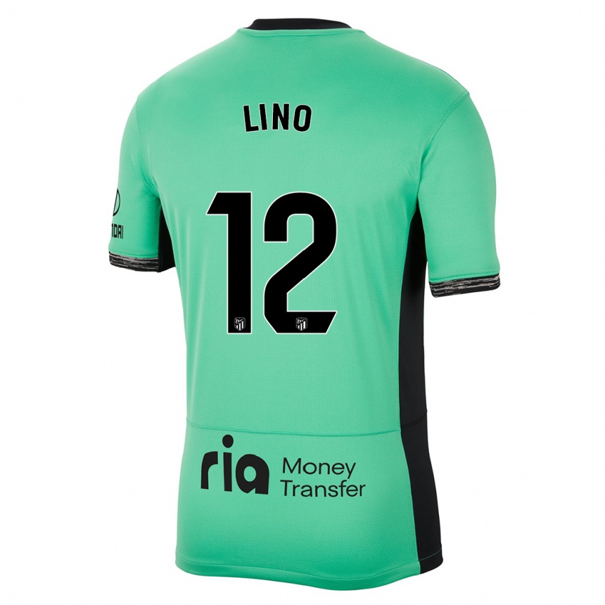 Niño Fútbol Camiseta Samuel Lino #12 Primavera Verde Equipación Tercera 2023/24