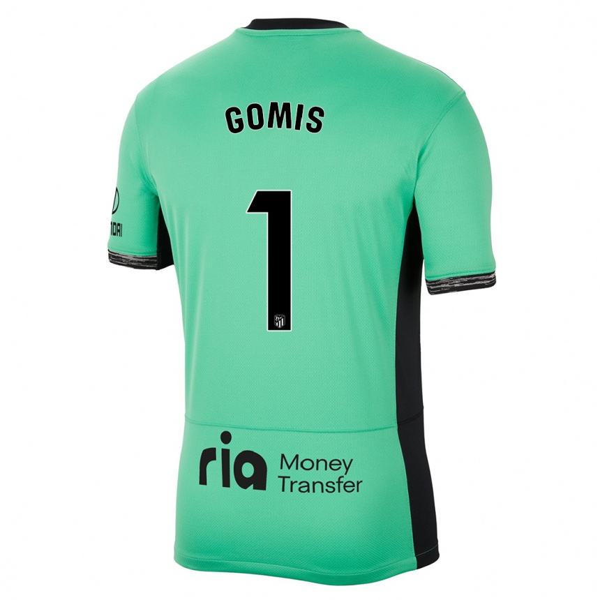 Niño Fútbol Camiseta Antonio Gomis #1 Primavera Verde Equipación Tercera 2023/24