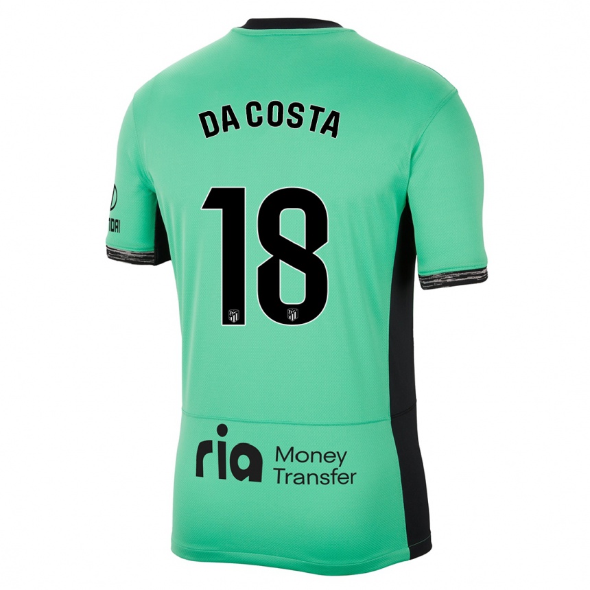 Niño Fútbol Camiseta Mario Da Costa #18 Primavera Verde Equipación Tercera 2023/24