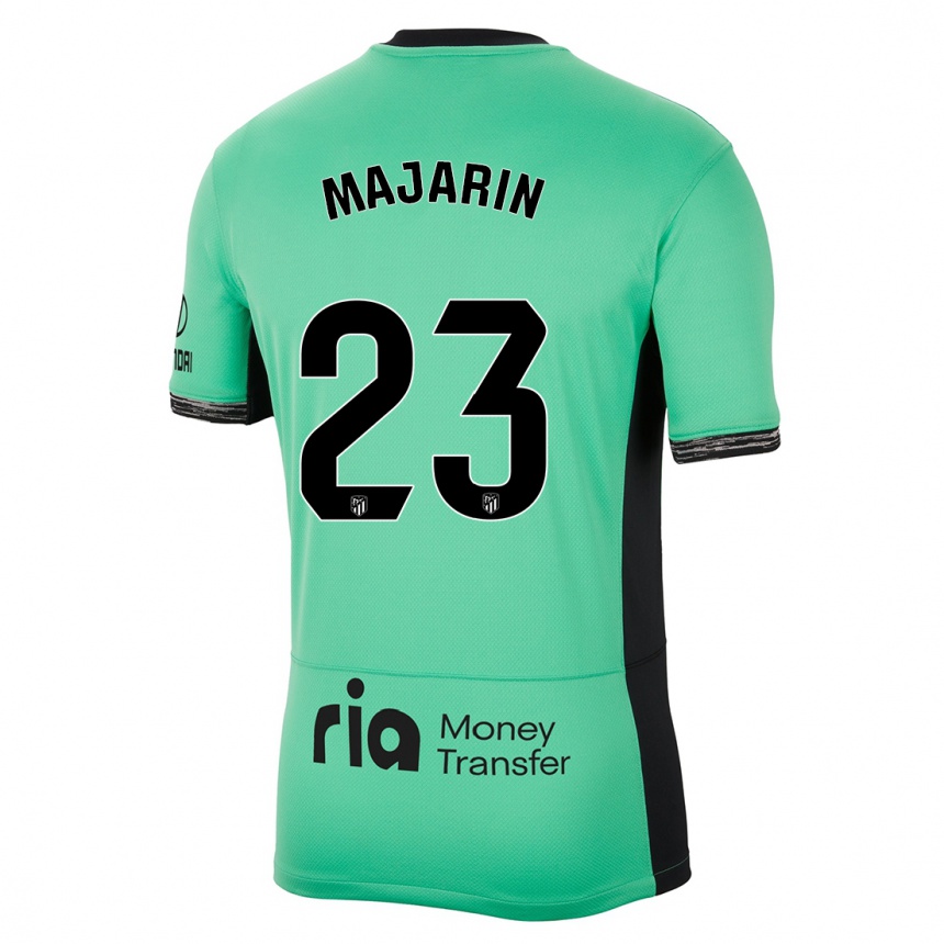 Niño Fútbol Camiseta Sonia Majarin #23 Primavera Verde Equipación Tercera 2023/24