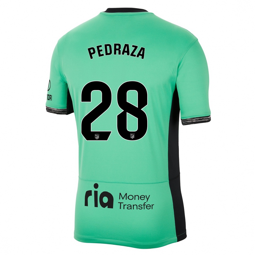 Niño Fútbol Camiseta Alfredo Pedraza #28 Primavera Verde Equipación Tercera 2023/24